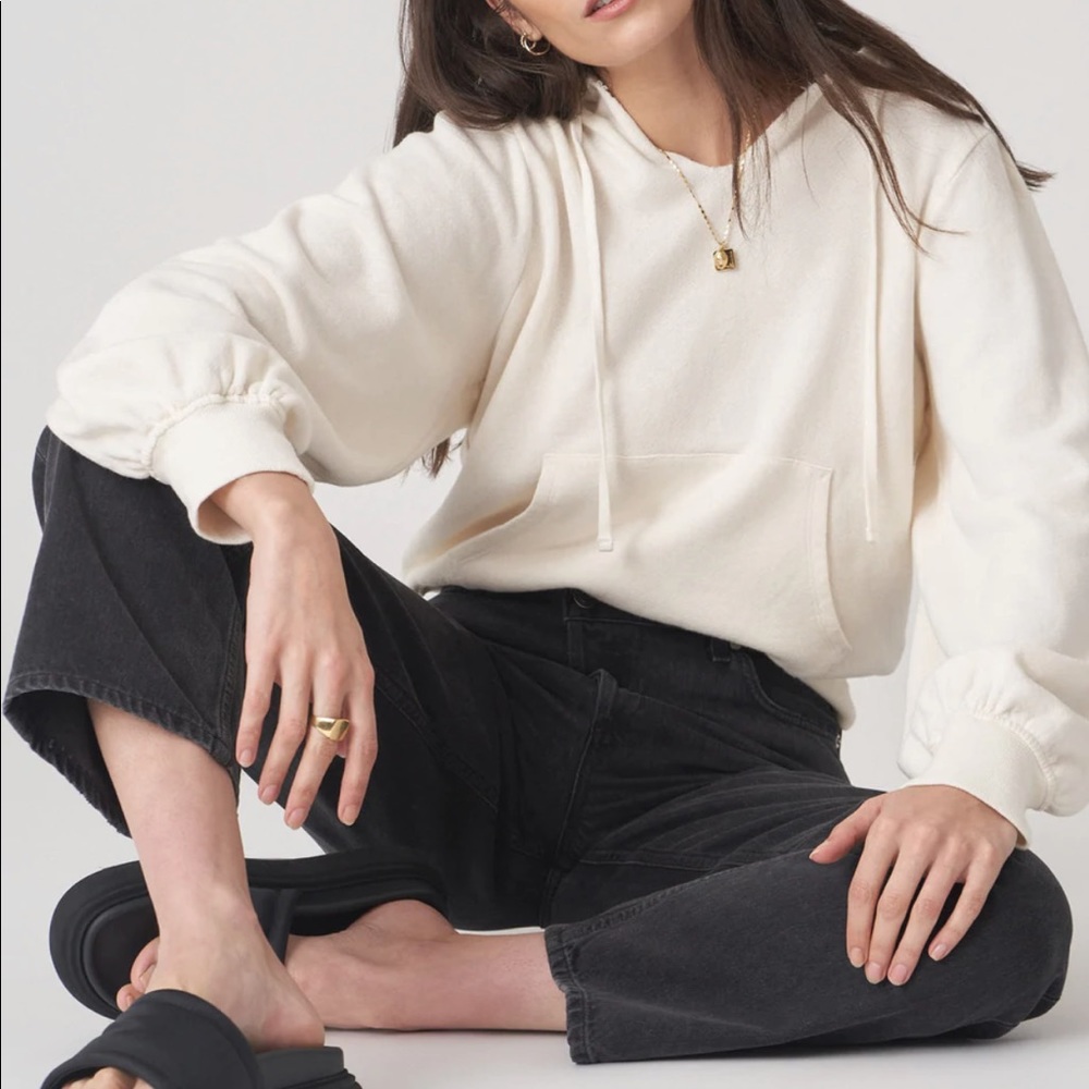 SINCERELY JULES FOR BANDIER 
The Reed Puff Sleeve Hoodie